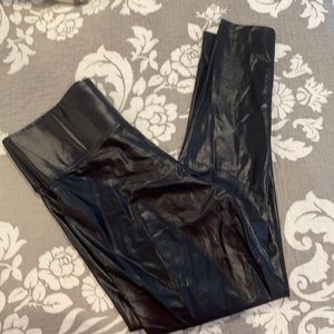 Carbon 38 faux leather leggings never worn!